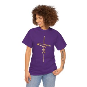 Love Cross - Unisex Heavy Cotton TShirt