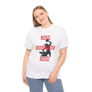 Iron Shapens Iron (Red) - Unisex Heavy Cotton Tee
