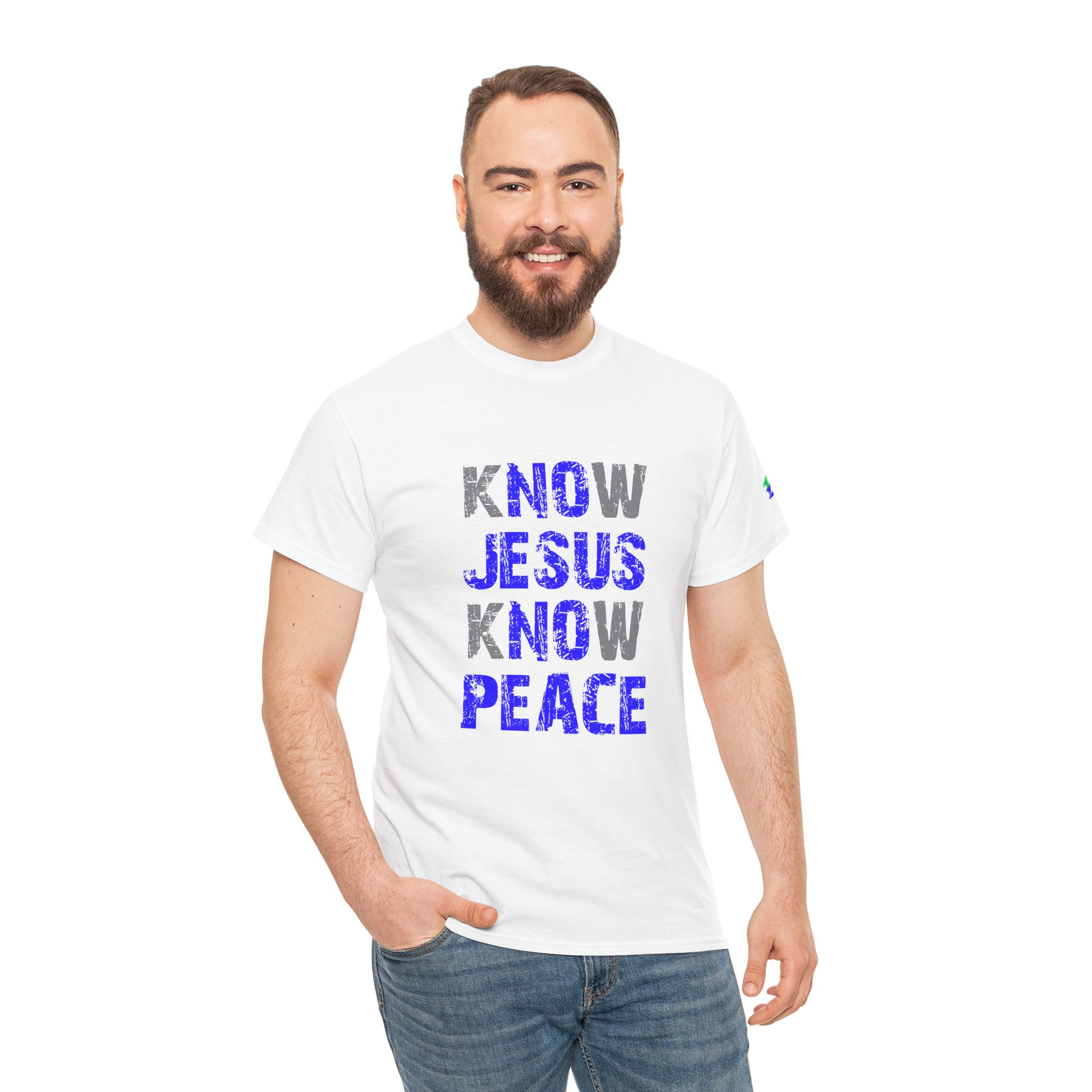 Know Jesus Know Peace (Blue) - Image 2